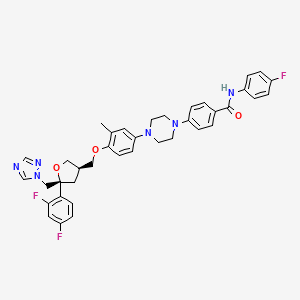molecular formula C38H37F3N6O3 B2538439 Unii-45LU8Q6asu CAS No. 1931946-73-4