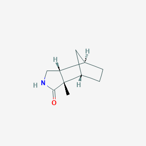 molecular formula C10H15NO B2538449 (1S,2S,6R,7R)-2-甲基-4-氮杂三环[5.2.1.02,6]癸-3-酮 CAS No. 2137729-15-6