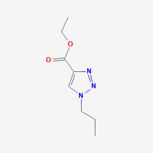 molecular formula C8H13N3O2 B2538454 Ethyl 1-propyltriazole-4-carboxylate CAS No. 1353636-79-9