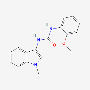molecular formula C17H17N3O2 B2538522 1-(2-methoxyphenyl)-3-(1-methyl-1H-indol-3-yl)urea CAS No. 899753-67-4
