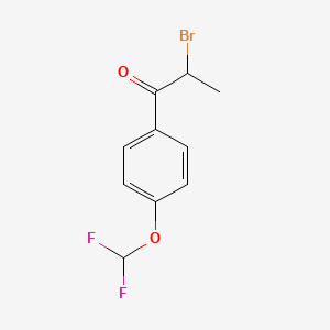 2-Bromo-1-[4-(difluoromethoxy)phenyl]propan-1-one