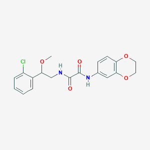 N-[2-(2-chlorophenyl)-2-methoxyethyl]-N'-(2,3-dihydro-1,4-benzodioxin-6-yl)ethanediamide