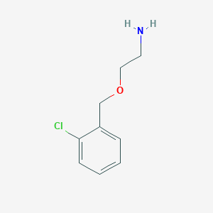 molecular formula C9H12ClNO B2538626 2-(2-氯苄氧基)-乙胺 CAS No. 6594-66-7