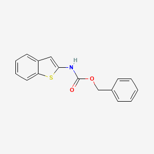 molecular formula C16H13NO2S B2538629 Benzyl benzo[b]thiophen-2-ylcarbamate CAS No. 1820614-60-5