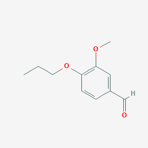 molecular formula C11H14O3 B2538646 3-Methoxy-4-propoxybenzaldehyde CAS No. 350997-70-5; 57695-98-4