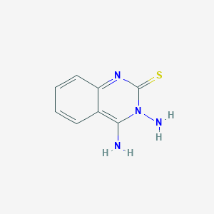 molecular formula C8H8N4S B2538651 3-Amino-4-imino-3,4-dihydro-1H-quinazoline-2-thione CAS No. 127024-85-5