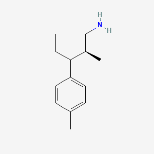 molecular formula C13H21N B2538660 (2S)-2-Methyl-3-(4-methylphenyl)pentan-1-amine CAS No. 2248220-01-9