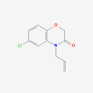molecular formula C11H10ClNO2 B253869 6-Chloro-4-prop-2-enyl-1,4-benzoxazin-3-one 