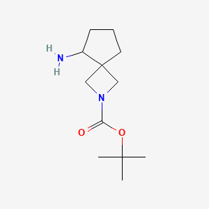 molecular formula C12H22N2O2 B2538711 tert-Butyl 5-amino-2-azaspiro[3.4]octane-2-carboxylate CAS No. 2169182-21-0