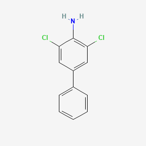 molecular formula C12H9Cl2N B2538722 2,6-Dichloro-4-phenylaniline CAS No. 134006-32-9