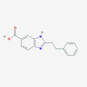 molecular formula C16H14N2O2 B253873 2-Phenethyl-1h-benzo[d]imidazole-5-carboxylic acid 