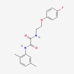molecular formula C18H19FN2O3 B2538751 N1-(2,5-二甲基苯基)-N2-(2-(4-氟苯氧基)乙基)草酰胺 CAS No. 1207029-27-3