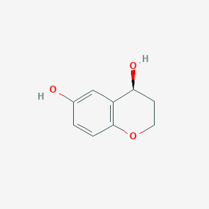 molecular formula C9H10O3 B2538791 (4S)-3,4-二氢-2H-chromene-4,6-二醇 CAS No. 2243501-38-2