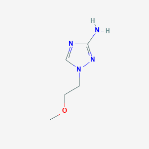 molecular formula C5H10N4O B2538853 1-(2-methoxyethyl)-1H-1,2,4-triazol-3-amine CAS No. 1178144-15-4