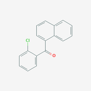 molecular formula C17H11ClO B2538890 (2-氯苯基)(萘-1-基)甲酮 CAS No. 180780-15-8