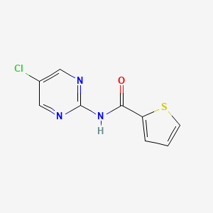 molecular formula C9H6ClN3OS B2538898 N-(5-chloro-2-pyrimidinyl)-2-thiophenecarboxamide CAS No. 478248-90-7