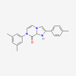 molecular formula C21H19N3O B2538914 7-(3,5-dimethylphenyl)-2-(4-methylphenyl)-7H,8H-imidazo[1,2-a]pyrazin-8-one CAS No. 1358315-07-7