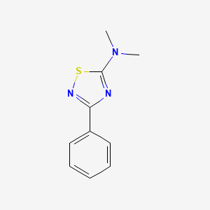 molecular formula C10H11N3S B2538951 N,N-dimethyl-3-phenyl-1,2,4-thiadiazol-5-amine CAS No. 35547-63-8