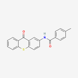 4-methyl-N-(9-oxothioxanthen-2-yl)benzamide