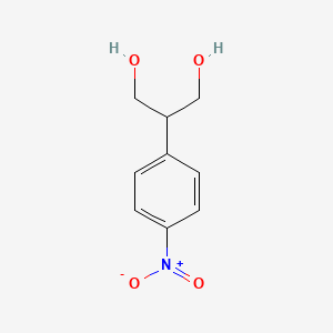 molecular formula C9H11NO4 B2539037 2-(4-Nitrophenyl)propane-1,3-diol CAS No. 91748-03-7