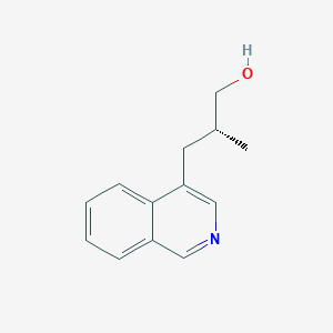 (2R)-3-Isoquinolin-4-yl-2-methylpropan-1-ol