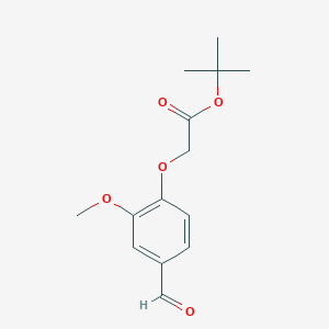 Tert-butyl 2-(4-formyl-2-methoxyphenoxy)acetate