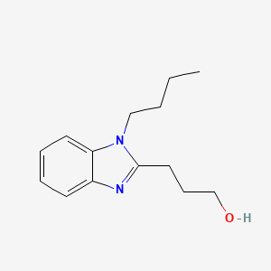 molecular formula C14H20N2O B2539083 3-(1-Butylbenzimidazol-2-yl)propan-1-ol CAS No. 305347-98-2