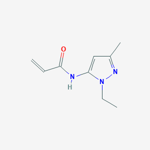 N-(1-ethyl-3-methyl-1H-pyrazol-5-yl)prop-2-enamide