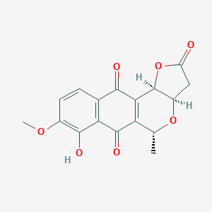 molecular formula C17H14O7 B025391 Arizonin B1 CAS No. 108890-89-7