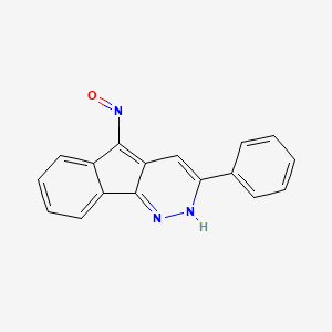 molecular formula C17H11N3O B2539124 3-phenyl-5H-indeno[1,2-c]pyridazin-5-one oxime CAS No. 860787-93-5