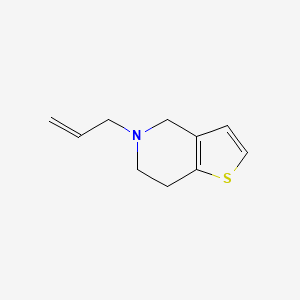 molecular formula C10H13NS B2539138 5-Allyl-4,5,6,7-tetrahydrothieno[3,2-c]pyridine CAS No. 1856539-73-5