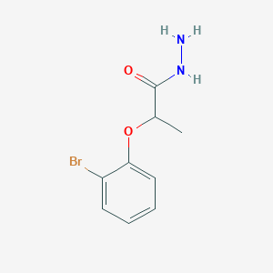 molecular formula C9H11BrN2O2 B2539148 2-(2-Bromophenoxy)propanohydrazide CAS No. 362495-44-1