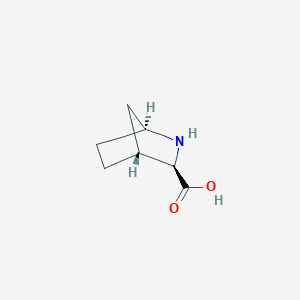 molecular formula C7H11NO2 B2539197 (1S,3R,4R)-2-azabicyclo[2.2.1]heptane-3-carboxylic acid CAS No. 171754-03-3