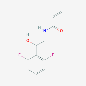 N-[2-(2,6-Difluorophenyl)-2-hydroxyethyl]prop-2-enamide