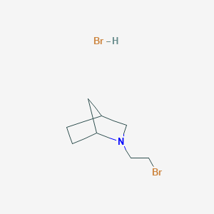 B2539226 2-(2-Bromoethyl)-2-azabicyclo[2.2.1]heptane;hydrobromide CAS No. 2344685-50-1