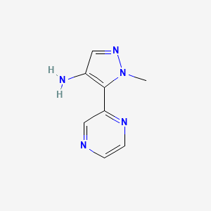 1-Methyl-5-pyrazin-2-ylpyrazol-4-amine