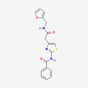 N-[4-({[(furan-2-yl)methyl]carbamoyl}methyl)-1,3-thiazol-2-yl]benzamide