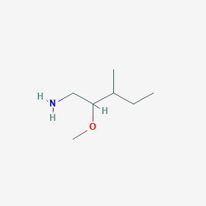 molecular formula C7H17NO B2539261 2-甲氧基-3-甲基戊胺 CAS No. 1495572-85-4