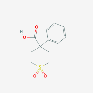 1,1-Dioxo-4-phenyl-1-thiane-4-carboxylic acid