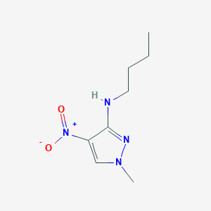molecular formula C8H14N4O2 B2539269 N-Butyl-1-methyl-4-nitro-1H-pyrazol-3-amine CAS No. 1429417-60-6