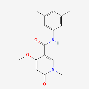 N-(3,5-dimethylphenyl)-4-methoxy-1-methyl-6-oxo-1,6-dihydropyridine-3-carboxamide