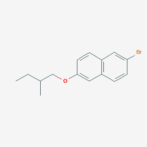 2-Bromo-6-(2-methylbutoxy)naphthalene