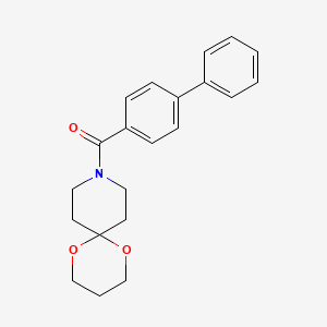 [1,1'-Biphenyl]-4-yl(1,5-dioxa-9-azaspiro[5.5]undecan-9-yl)methanone