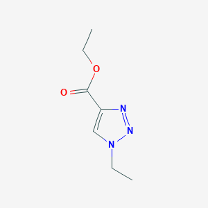 molecular formula C7H11N3O2 B2539299 Ethyl 1-Ethyl-1H-1,2,3-triazole-4-carboxylate CAS No. 1823918-48-4
