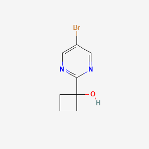 1-(5-Bromopyrimidin-2-yl)cyclobutanol