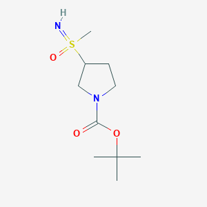 molecular formula C10H20N2O3S B2539360 Tert-butyl 3-(methylsulfonimidoyl)pyrrolidine-1-carboxylate CAS No. 1643147-55-0