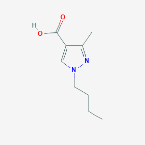 molecular formula C9H14N2O2 B2539362 1-butyl-3-methyl-1H-pyrazole-4-carboxylic acid CAS No. 113100-46-2