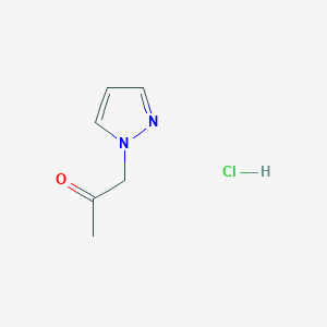 1-(1H-Pyrazol-1-yl)propan-2-one hydrochloride