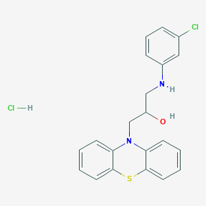 1-((3-chlorophenyl)amino)-3-(10H-phenothiazin-10-yl)propan-2-ol hydrochloride