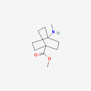 molecular formula C11H20ClNO2 B2539405 Methyl 4-(methylamino)bicyclo[2.2.2]octane-1-carboxylate CAS No. 774487-83-1